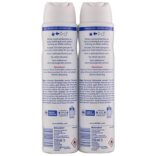 Nivea Invisible Black & White APD 2 x 150g/151g
