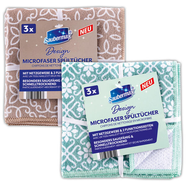 Design Microfaser Spültücher