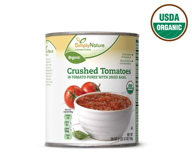 SimplyNature Organic Crushed Tomatoes With Basil
