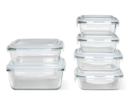 Crofton 12pc Glass Bowl with Snapping Lid