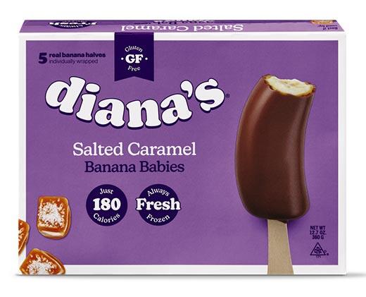 Diana's Bananas 
 Salted Caramel Double Dipped Banana Babies