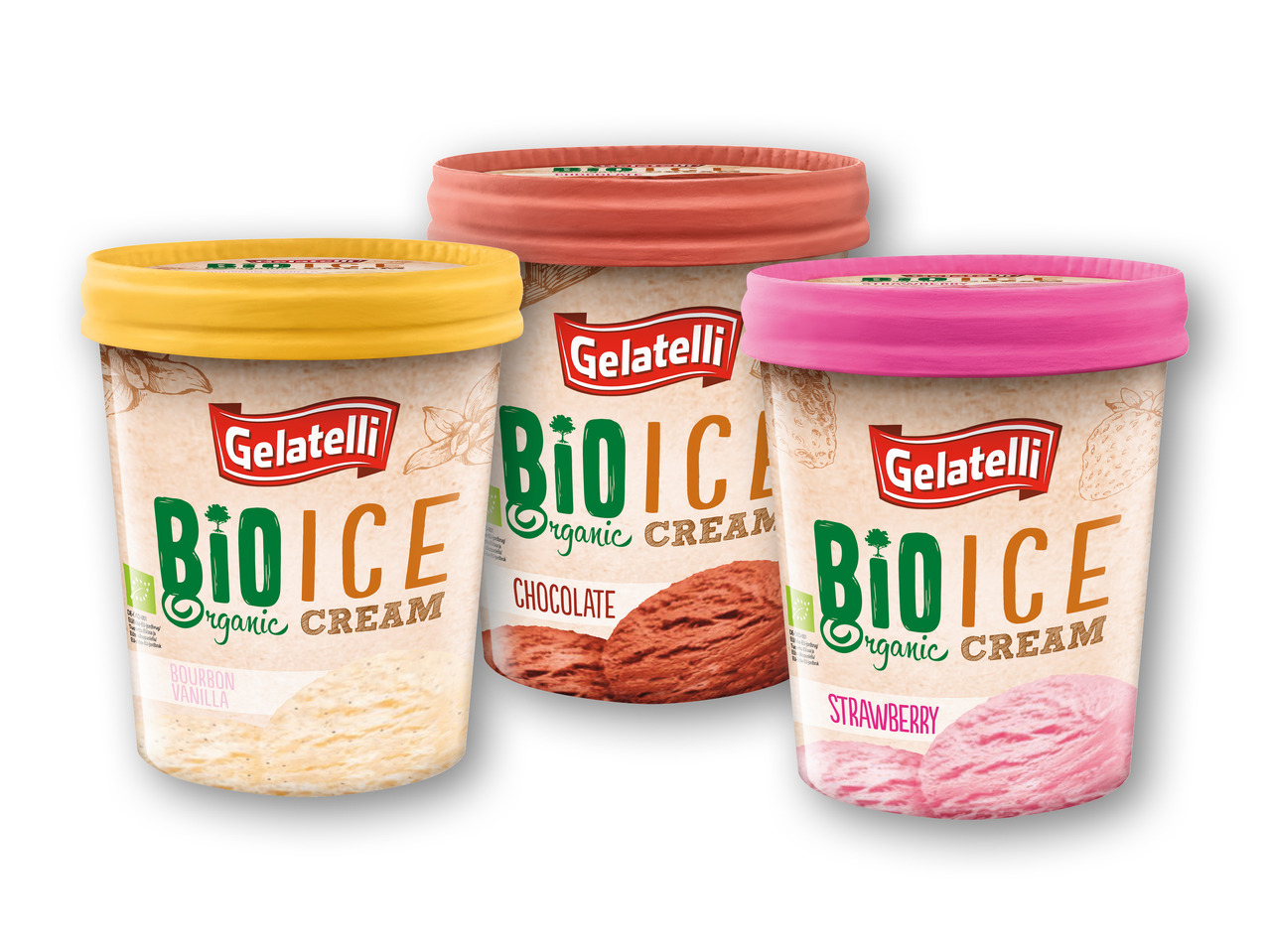 GELATELLI Økologisk is