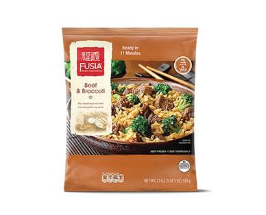 Fusia Asian Inspirations Beef and Broccoli or Beef Lo Mein