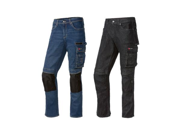 Arbetsbyxor i denim
