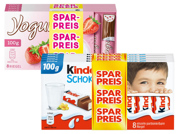 Ferrero/Kinder Yogurette oder Kinder Schokolade