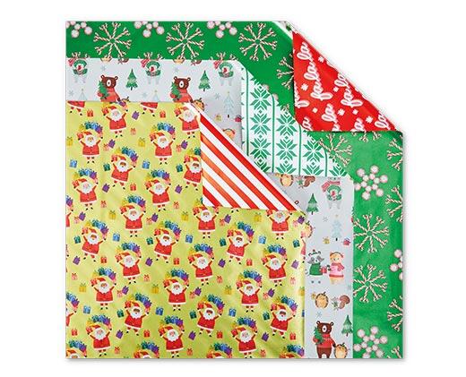 Merry Moments 3pk Premium Reversible Gift Wrap