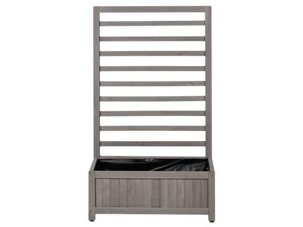 Blomlåda med spaljé