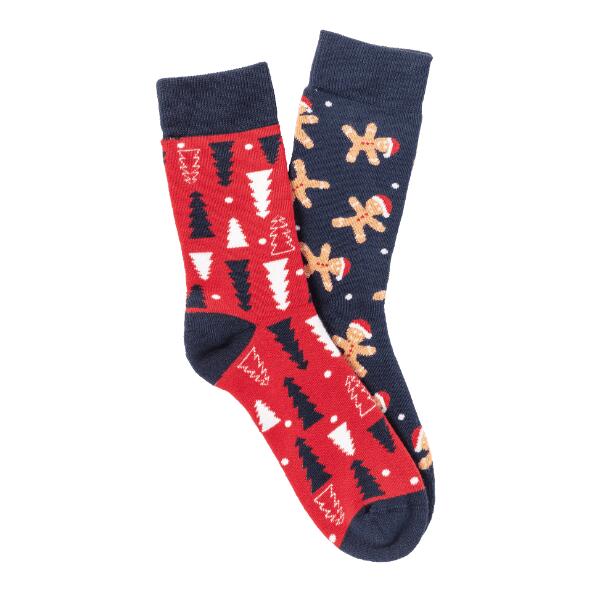 UP2Fashion(R) 				Chaussettes de Noël, 2 paires