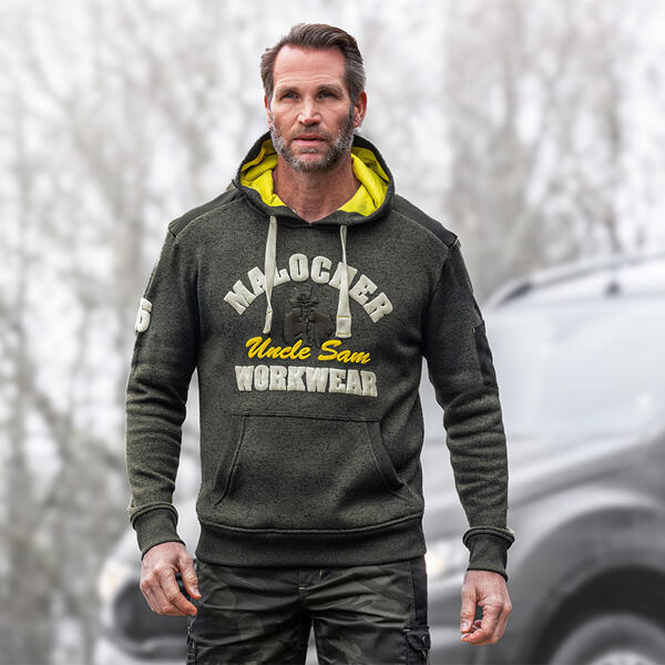 Arbeits-Strickfleece-Hoodie