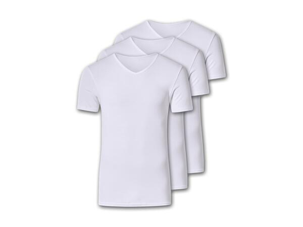 Herren Feinripp-Unterziehshirt, 3 Stück