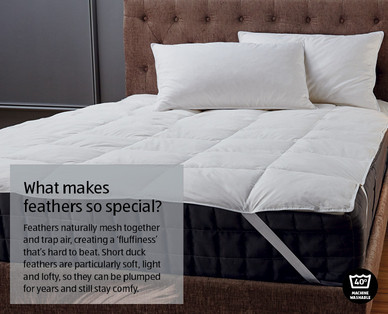 Duck Feather King Mattress Topper