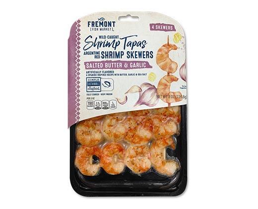 Fremont Fish Market 
 Wild Caught Argentine Shrimp Skewers