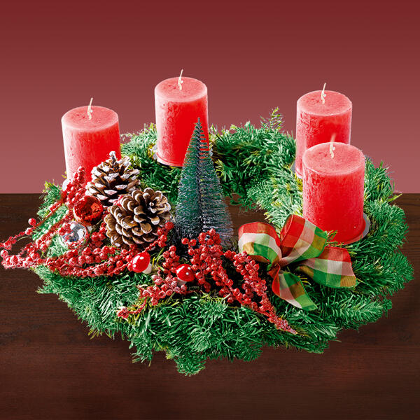 Exklusiver Nobilis Adventskranz XXL