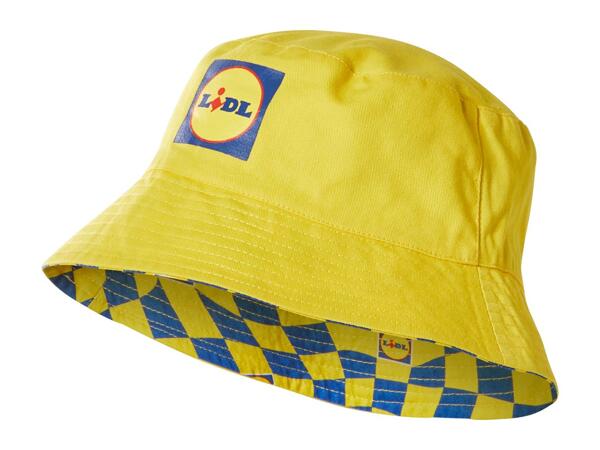 Yellow Lidl Reversible Bucket Hat