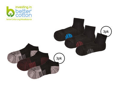 Adult's Fitness Socks 3pk