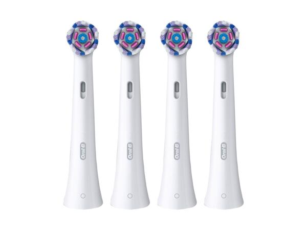 Brosses enfichables iO Radiant White Oral-B, pack de 4