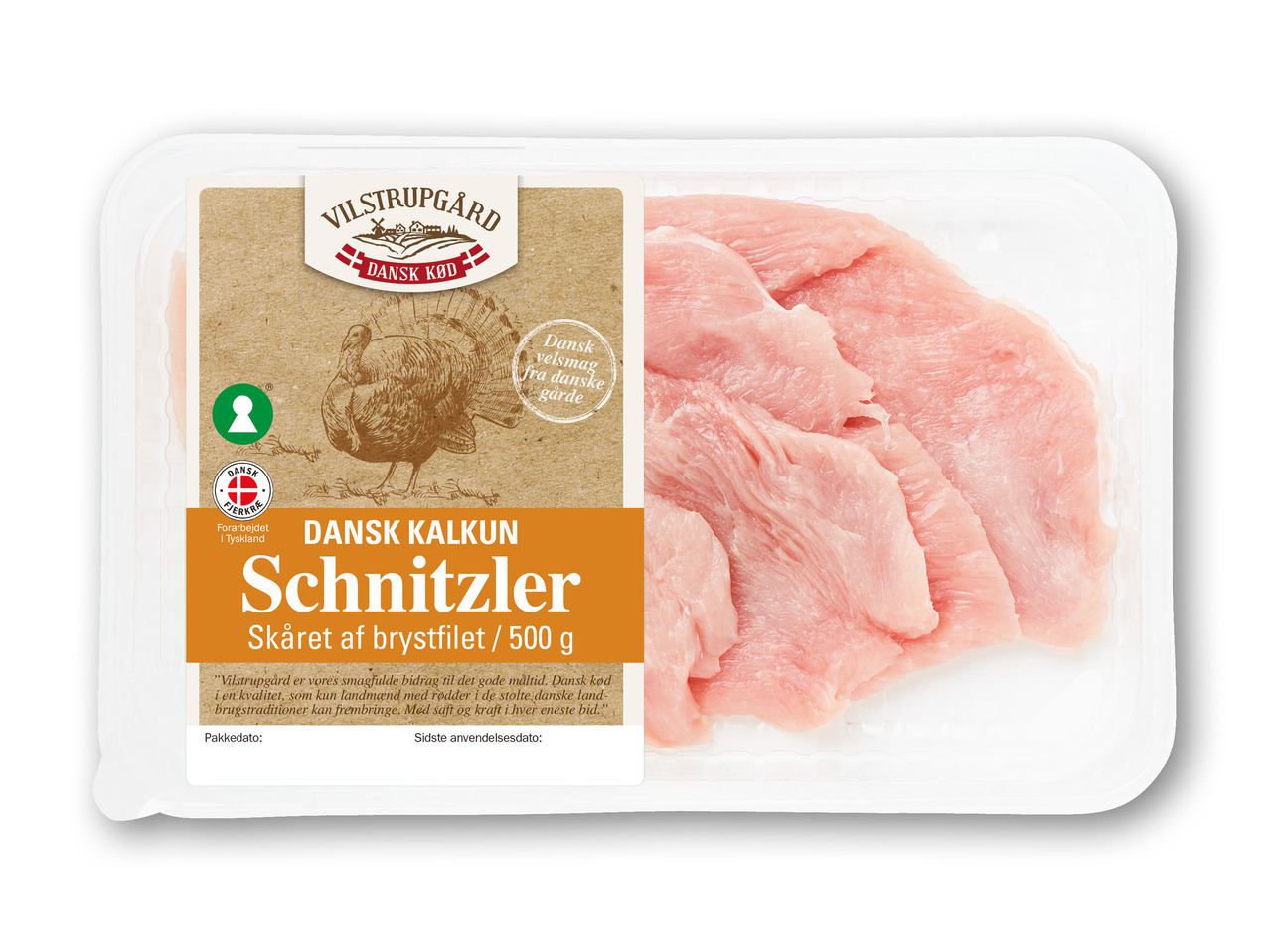 VILSTRUPGÅRD Danske kalkunschnitzler