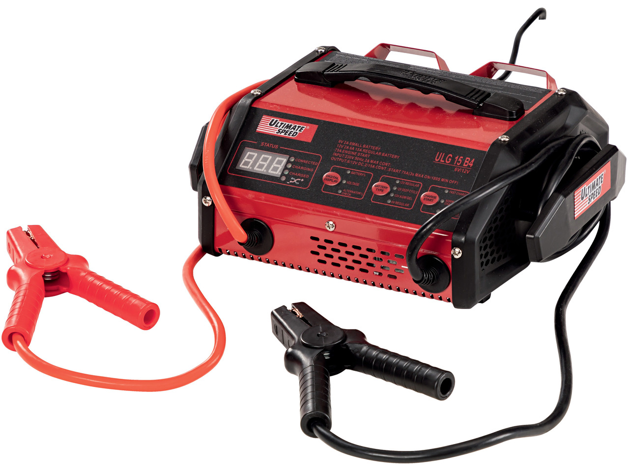 ULTIMATE SPEED Battery Charger with Jump Start Function