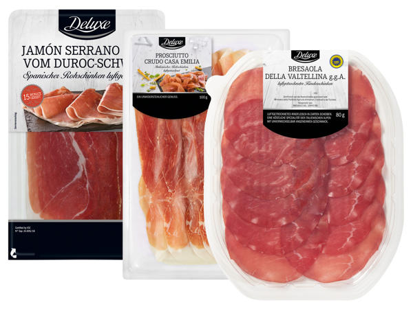 DELUXE Luftgetrocknete Rohschinken-Spezialitäten