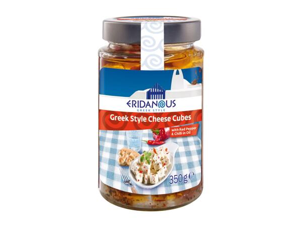 Greek Style Cheese Cubes in Oil assorted