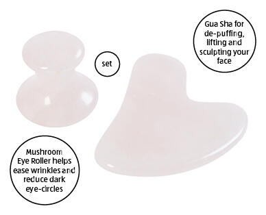 Quartz Facial Massage Tools