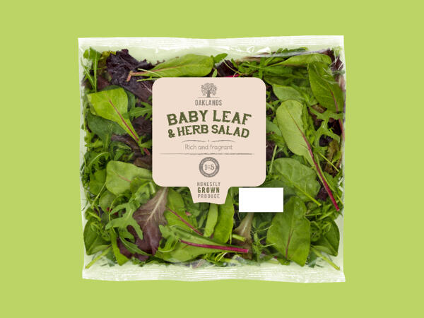 Oaklands Baby Leaf & Herb Salad
