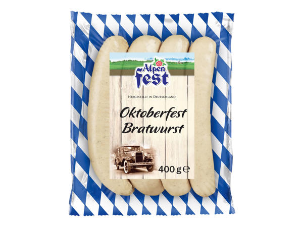 ALPENFEST Oktoberfest Bratwurst