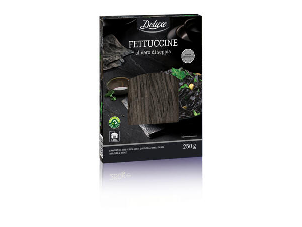 Fettuccine with Black Squid Ink