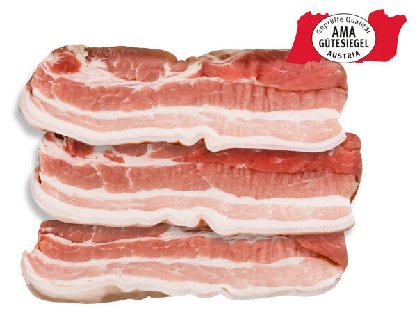 Frischer Schweinebauch