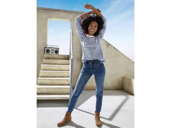 Damen Denim-Jogger