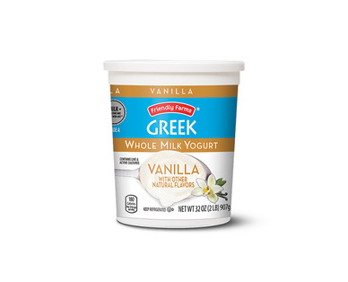 Friendly Farms Greek Whole Milk Yogurt