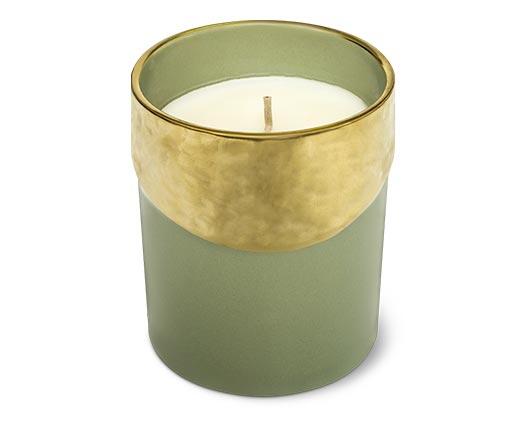 Huntington Home 
 Gold Hammered Candle