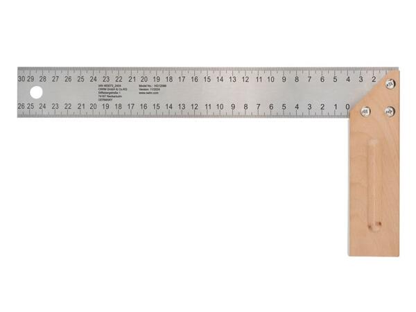 Multi-angle ruler, triangular scale, quick square or try square