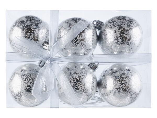 Christmas Baubles, 6 Pieces