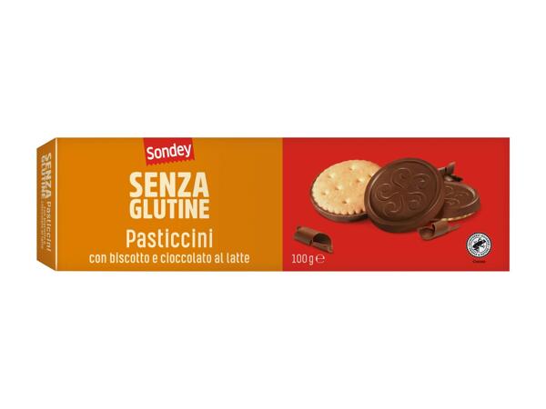 Gluten-free biscuits with chocolate