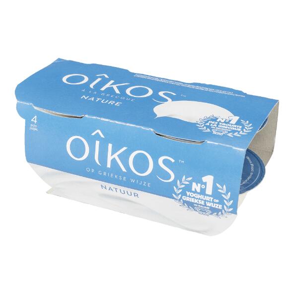 OIKOS(R) 				Oîkos-yoghurt natuur, 4 st.