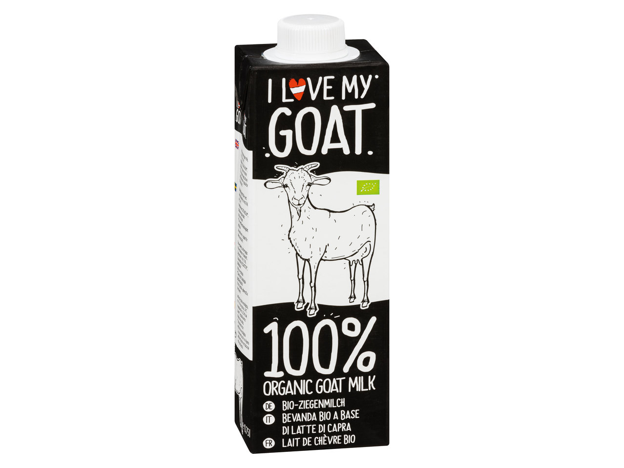 I LOVE MY GOAT Haltbare Bio-Ziegenmilch