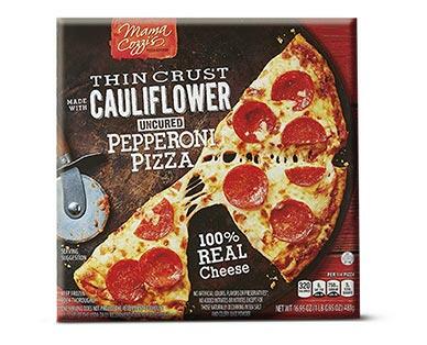 Mama Cozzi's Pizza Kitchen Pepperoni Cauliflower Thin Crust Pizza