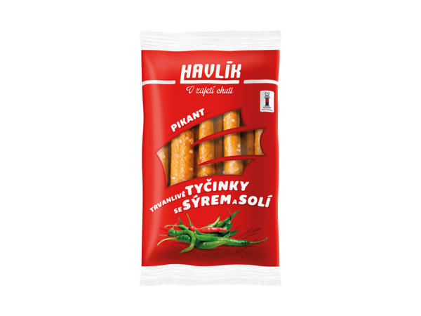 TYČINKY SE SÝREM A SOLÍ