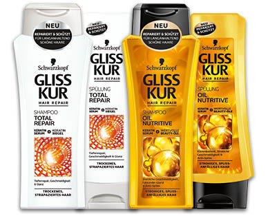 SCHWARZKOPF GLISS KUR Shampoo/Pflegespülung