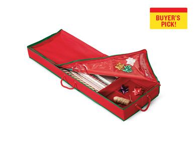 Easy Home Ornament or Gift Wrap Storage