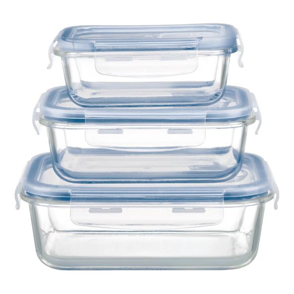 CROFTON(R) 				Glas-Frischhaltedosen, 3 St.