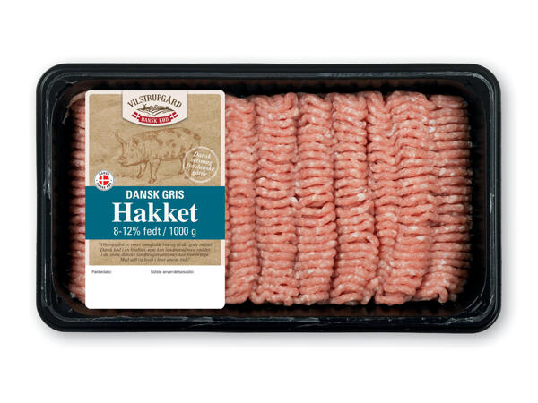 Dansk hakket gris og kalv eller gris
