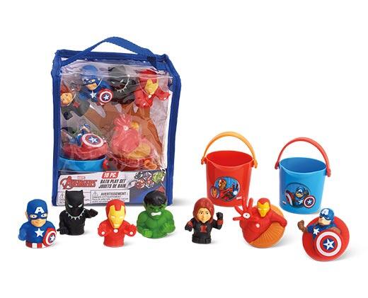 Ginsey Licensed 10pc Bath Toy Set Assorted