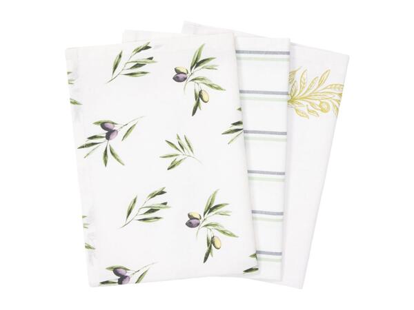 Livarno Home Tea Towels - Set of 3