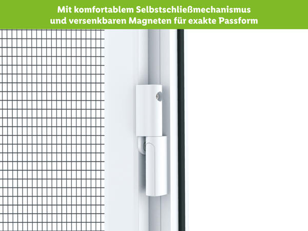 Alu-Insektenschutz-Tür mit Klemmrahmen