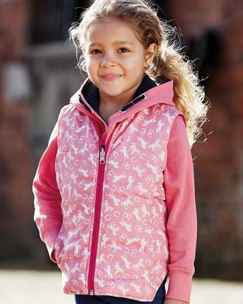 Crane Junior Reversible Gilet Pink