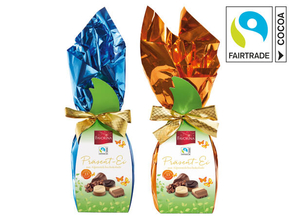 Präsent-Ei mit Pralinen