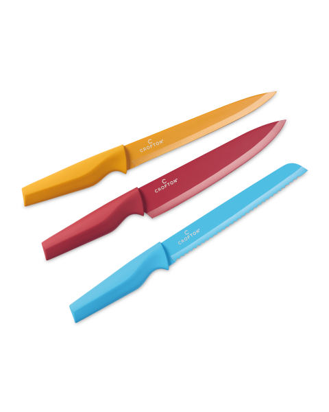 Colourful 3 Piece Knife Set
