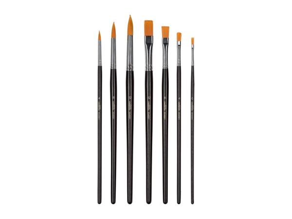 Crelando Round & Flat Brush Set